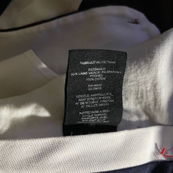 Theory Chino Dress Pants Purple Cotton Stretch Straight Leg Womens Size 6 - Picture 7 of 8